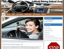 Tablet Screenshot of labbaikdriving.com